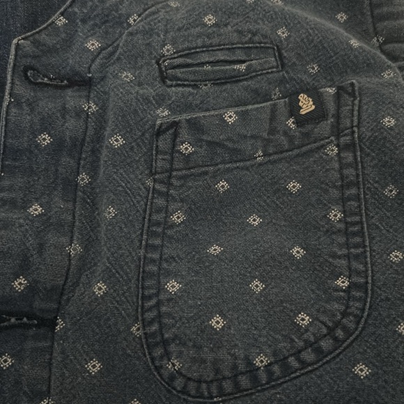 & Sons denim button down vest - Picture 3 of 8